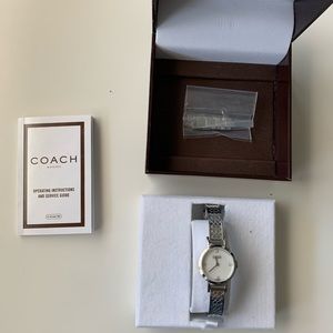 Vintage Silver coach watch